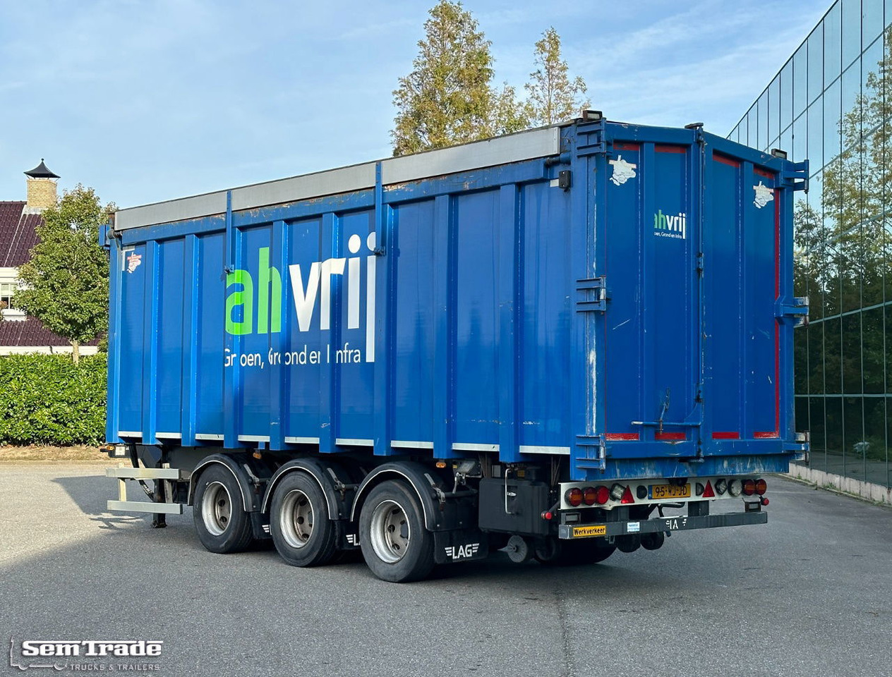 LAG M-3-24 + Piet Ruizeveld DS Lift Axle 72.000 KM Super Condition - Benne agricole: photos 3 LAG M-3-24 + Piet Ruizeveld DS Lift Axle 72.000 KM Super Condition - Benne agricole: photos 3