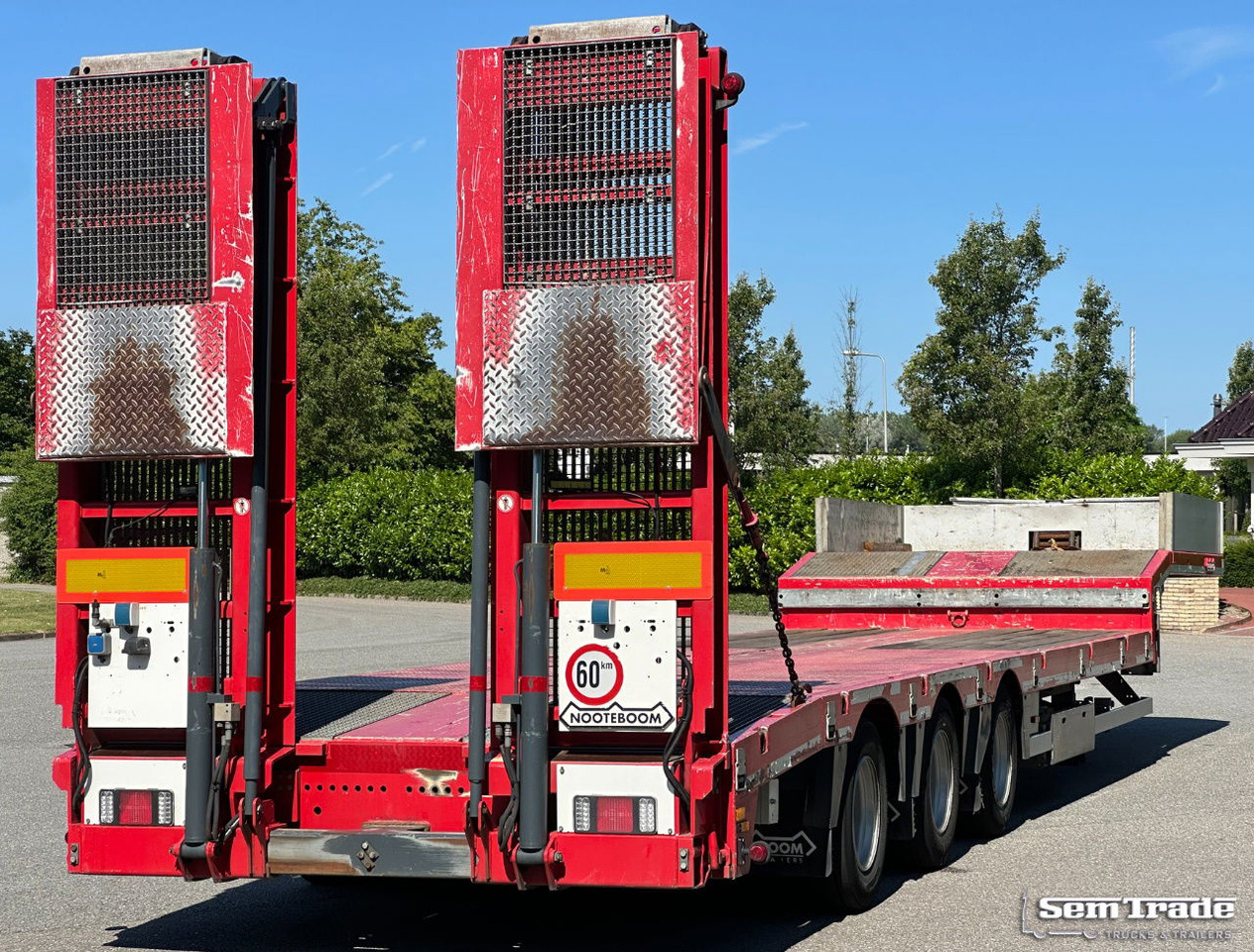 Nooteboom OSD-48-003 Semi 3 Axles Hydraulic Ramps Hinge TOP Condition - Semi-remorque surbaissé: photos 5 Nooteboom OSD-48-003 Semi 3 Axles Hydraulic Ramps Hinge TOP Condition - Semi-remorque surbaissé: photos 5