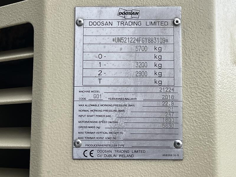 Doosan 21 / 224 - N - Compresseur d'air: photos 5 Doosan 21 / 224 - N - Compresseur d'air: photos 5