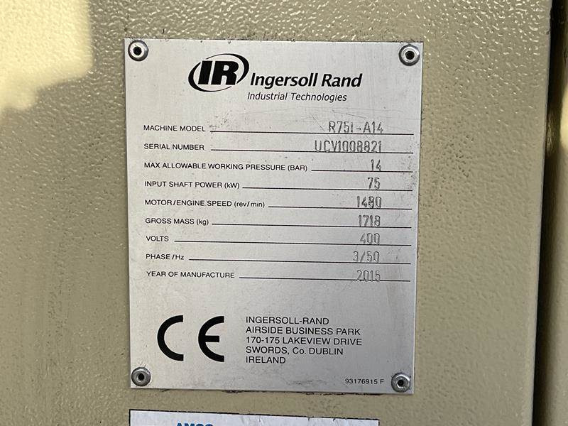 Ingersoll Rand R 75I - A14 - Compresseur d'air: photos 3 Ingersoll Rand R 75I - A14 - Compresseur d'air: photos 3