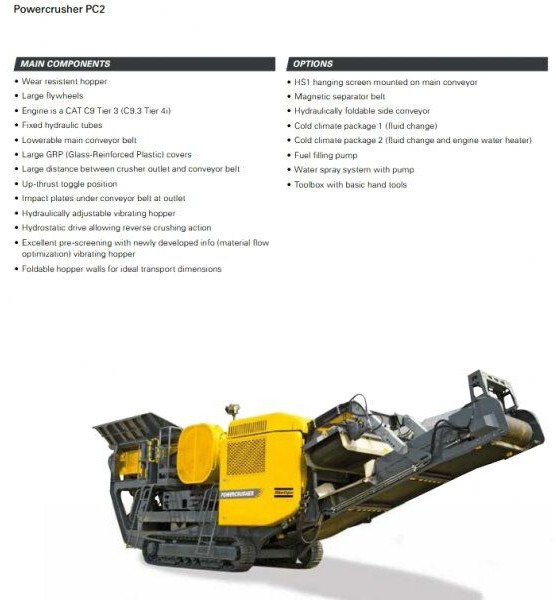 Concasseur à mâchoires Atlas-Copco PC 2 / PowerCrusher: photos 9 Concasseur à mâchoires Atlas-Copco PC 2 / PowerCrusher: photos 9