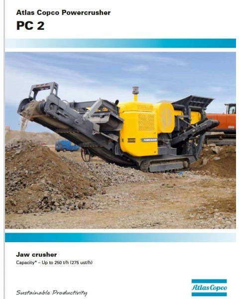 Concasseur à mâchoires Atlas-Copco PC 2 / PowerCrusher: photos 7 Concasseur à mâchoires Atlas-Copco PC 2 / PowerCrusher: photos 7