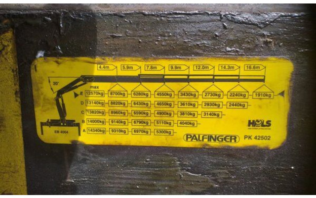 MAN 6x2 TGA 480 BDF +1m +16m crane - Camion plateau, Camion grue: photos 4 MAN 6x2 TGA 480 BDF +1m +16m crane - Camion plateau, Camion grue: photos 4