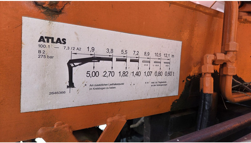 Mercedes-Benz UNIMOG 427.11 +12m! - Camion benne, Camion grue: photos 5 Mercedes-Benz UNIMOG 427.11 +12m! - Camion benne, Camion grue: photos 5