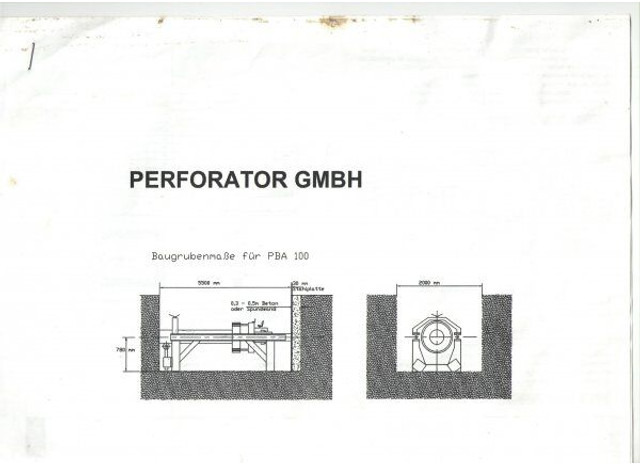 Perforator - PBA 100 (mikro-tunel) - Foreuse: photos 5 Perforator - PBA 100 (mikro-tunel) - Foreuse: photos 5