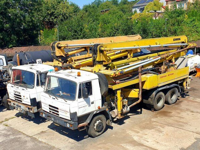 Schwing 2x! 25m BPL 601 +6x6 Tatra 815 (DOCS/KFZ MACHINE +1 no docs/kein - Camion pompe: photos 1 Schwing 2x! 25m BPL 601 +6x6 Tatra 815 (DOCS/KFZ MACHINE +1 no docs/kein - Camion pompe: photos 1
