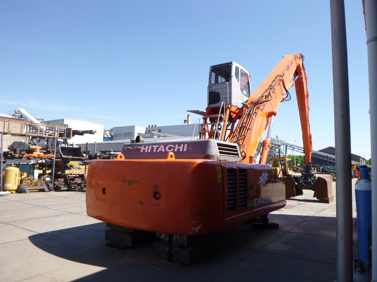 FIAT-HITACHI EX455 Stationary dock/ship material handler - Pelle de manutention: photos 4 FIAT-HITACHI EX455 Stationary dock/ship material handler - Pelle de manutention: photos 4