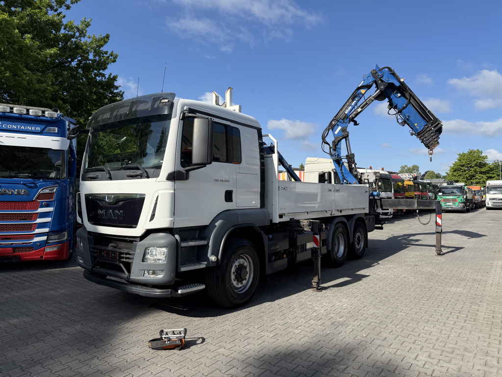 Camion plateau, Camion grue MAN TGS 28.440 6X4H-4 Atlas 290 bis 24 Meter: photos 8