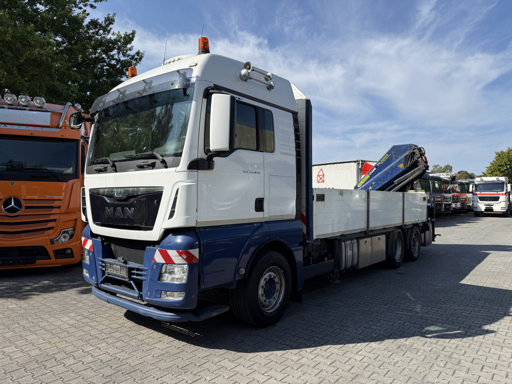 MAN TGX 26.440 6X2 Palfinger PK42502 - Camion plateau, Camion grue: photos 1 MAN TGX 26.440 6X2 Palfinger PK42502 - Camion plateau, Camion grue: photos 1