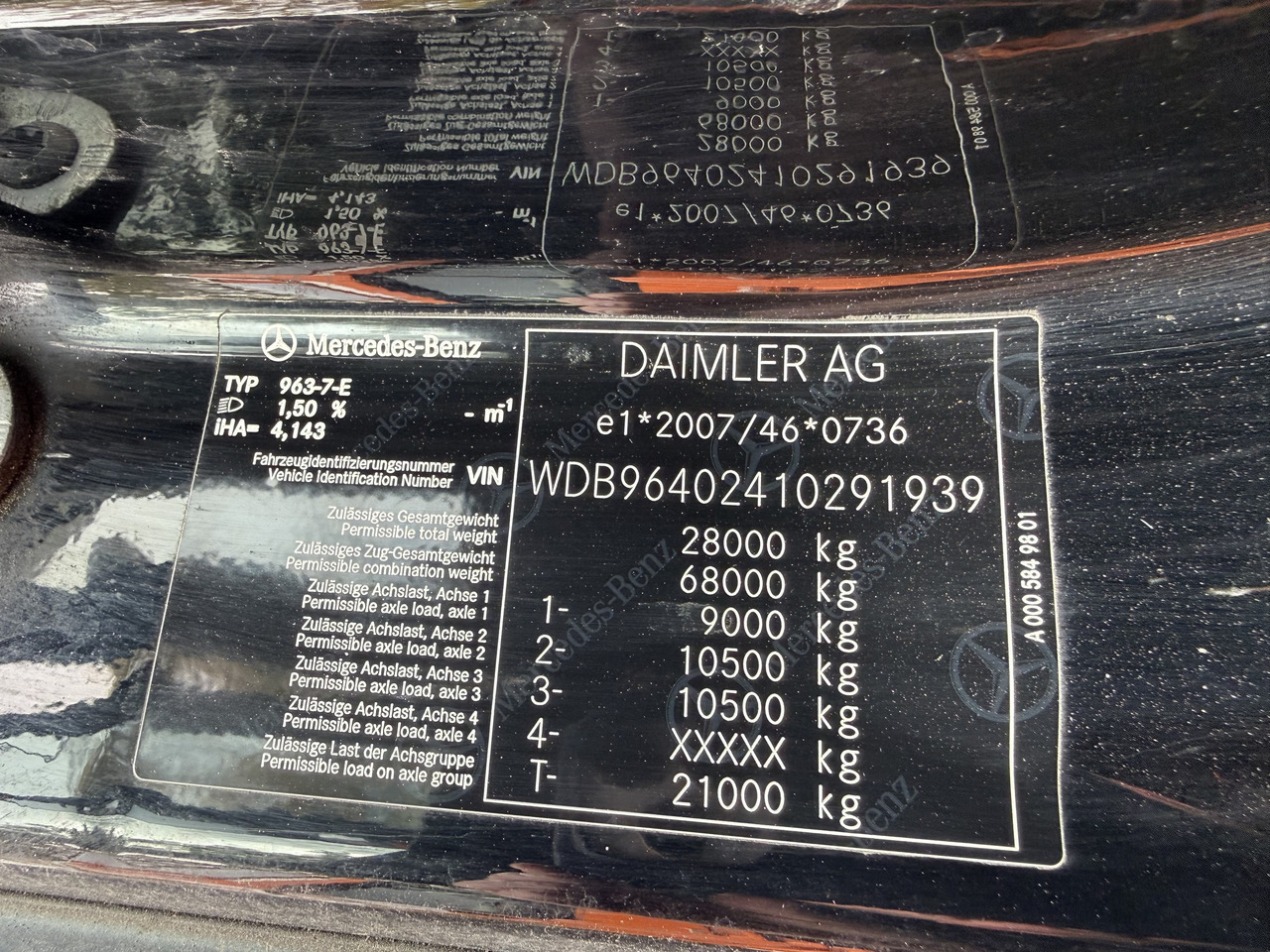 Mercedes-Benz Arocs 2653 6X4 Kran Kesla 2124L - Tracteur routier: photos 5 Mercedes-Benz Arocs 2653 6X4 Kran Kesla 2124L - Tracteur routier: photos 5