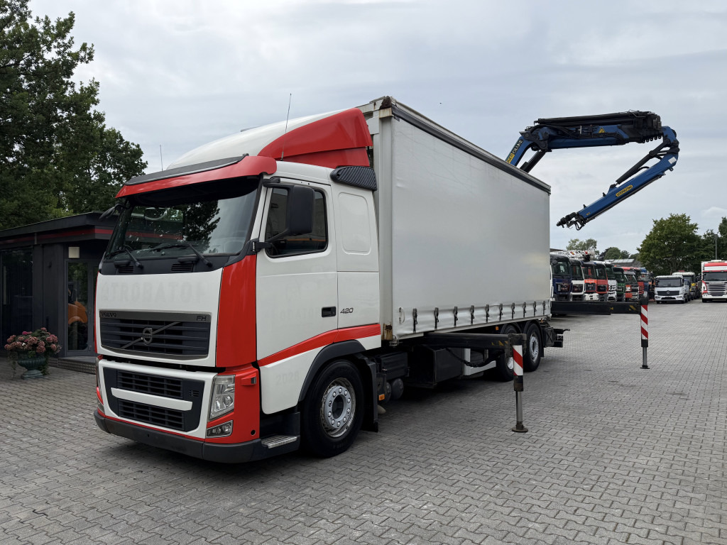 Volvo FH420 6X2*4 Palfinger 29002 bis 27 Meter - Camion plateau, Camion grue: photos 1 Volvo FH420 6X2*4 Palfinger 29002 bis 27 Meter - Camion plateau, Camion grue: photos 1