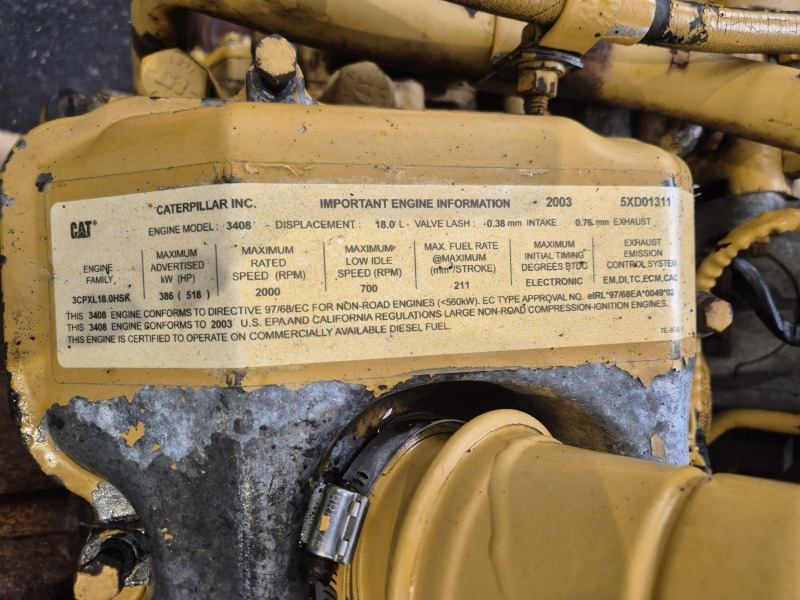 Caterpillar 3408E HEUI 5XD 637G Spec Engine (Plant) - Moteur pour Engins de chantier: photos 2 Caterpillar 3408E HEUI 5XD 637G Spec Engine (Plant) - Moteur pour Engins de chantier: photos 2