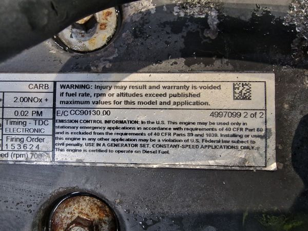 Cummins QSB7-G6 NR4 CPL3277 Engine (Plant) - Moteur pour Engins de chantier: photos 3 Cummins QSB7-G6 NR4 CPL3277 Engine (Plant) - Moteur pour Engins de chantier: photos 3