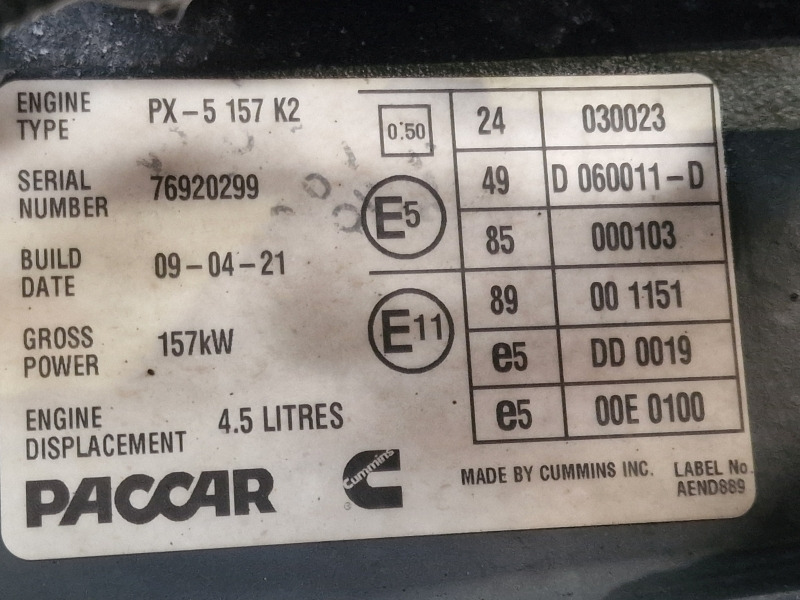 DAF PX-5 157 K2 Engine (Truck) - Moteur pour Camion: photos 2 DAF PX-5 157 K2 Engine (Truck) - Moteur pour Camion: photos 2