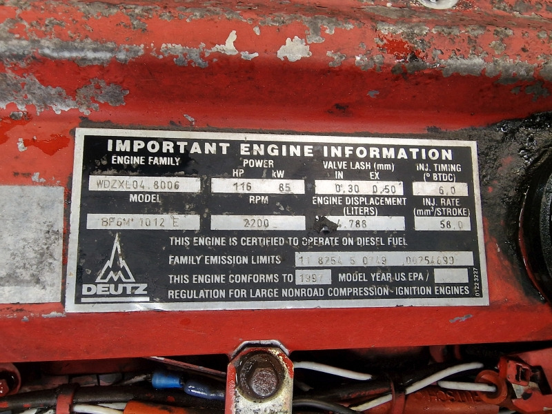 Deutz BF6M1012E Engine (Plant) - Moteur pour Engins de chantier: photos 2 Deutz BF6M1012E Engine (Plant) - Moteur pour Engins de chantier: photos 2