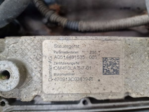 Mercedes Benz OM470LA 6-7-01 Engine (Truck) - Moteur pour Camion: photos 2 Mercedes Benz OM470LA 6-7-01 Engine (Truck) - Moteur pour Camion: photos 2