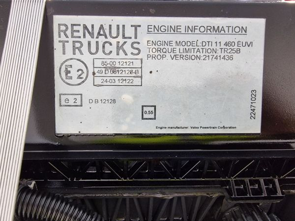 Moteur pour Camion Renault DTI11 460 EUVI Engine (Truck): photos 11