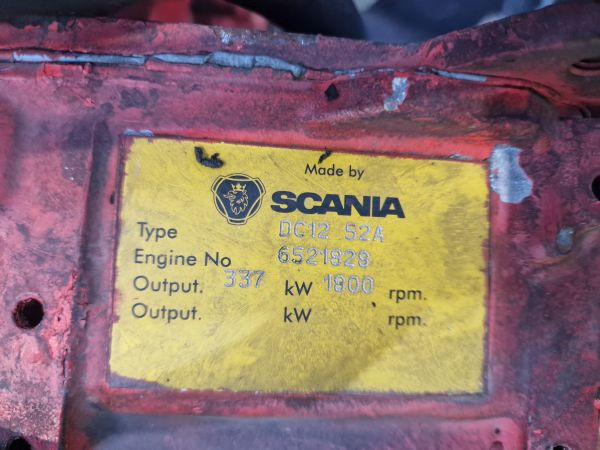 Scania DC12 52A Engine (Industrial) - Moteur pour Matériel industriel: photos 2 Scania DC12 52A Engine (Industrial) - Moteur pour Matériel industriel: photos 2