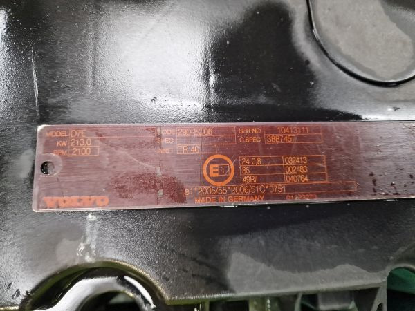 Volvo D7E 290-EC06 Bus Spec Engine (Truck) - Moteur pour Camion: photos 2 Volvo D7E 290-EC06 Bus Spec Engine (Truck) - Moteur pour Camion: photos 2