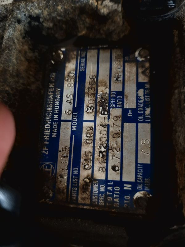 ZF 6AS850 MAN Gearbox - Boîte de vitesse: photos 2 ZF 6AS850 MAN Gearbox - Boîte de vitesse: photos 2