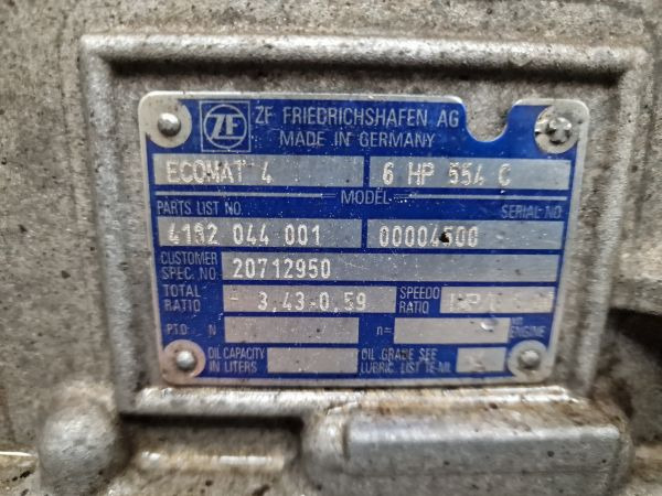 ZF Ecomat 4 6HP554C Gearbox - Boîte de vitesse: photos 2 ZF Ecomat 4 6HP554C Gearbox - Boîte de vitesse: photos 2