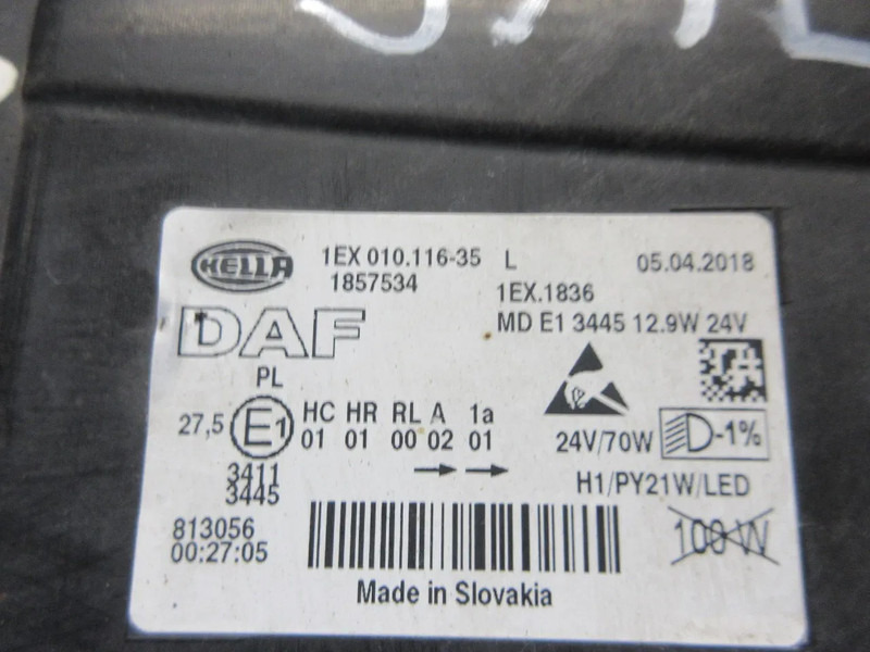 DAF 1857534 LED KOPLAMP DAF XF 450 EURO 6 LINKS - Feu avant pour Camion: photos 4 DAF 1857534 LED KOPLAMP DAF XF 450 EURO 6 LINKS - Feu avant pour Camion: photos 4
