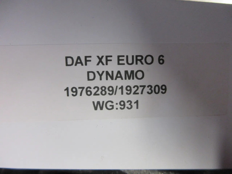 Alternateur pour Camion DAF 1927309 / 1976289 DYNAMO DAF XF CF EURO 6: photos 8