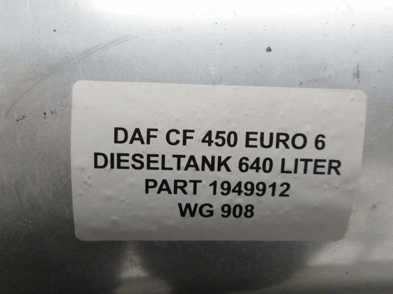 Réservoir de carburant pour Camion DAF 1949912 DIESELTANK 640 LITER DAF XF CF EURO 6 MODEL 2020: photos 6