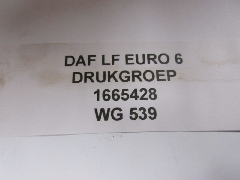 DAF LF 1665428 DRUKGROEP EURO 6 - Embrayage et pièces pour Camion: photos 3 DAF LF 1665428 DRUKGROEP EURO 6 - Embrayage et pièces pour Camion: photos 3