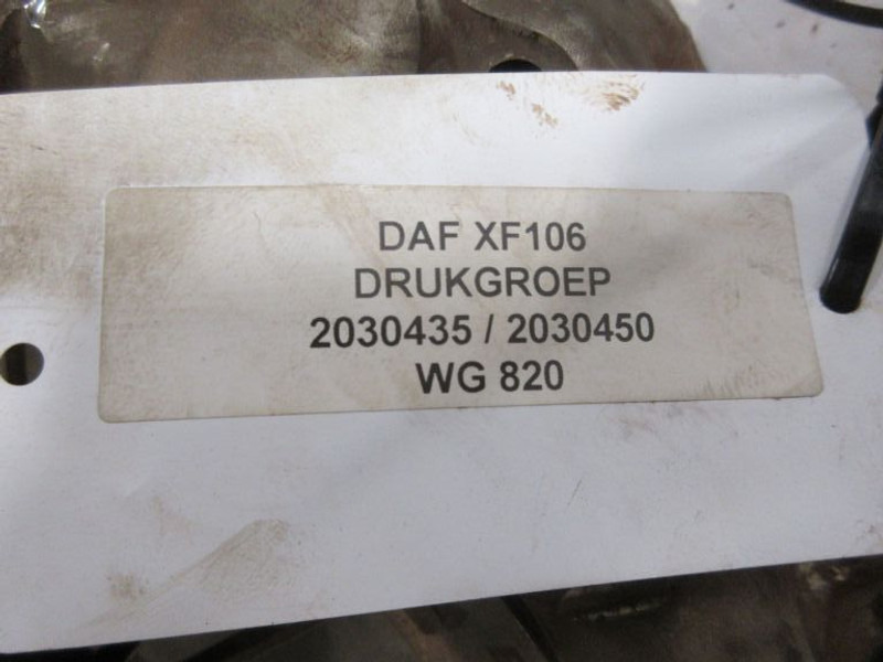 Embrayage et pièces pour Camion DAF XF 106 2030450 / 2030435 DRUKGROEP EURO 6 NIEUW EN GEBRUKT: photos 6
