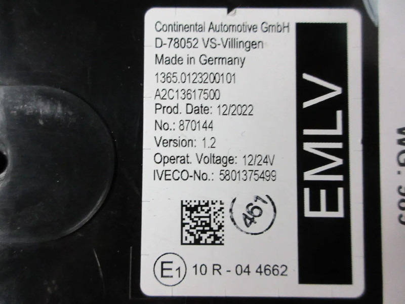 Iveco 5801375499 IVECO S WAY EURO 6 MODEL 2023 - Système électrique pour Camion: photos 5 Iveco 5801375499 IVECO S WAY EURO 6 MODEL 2023 - Système électrique pour Camion: photos 5