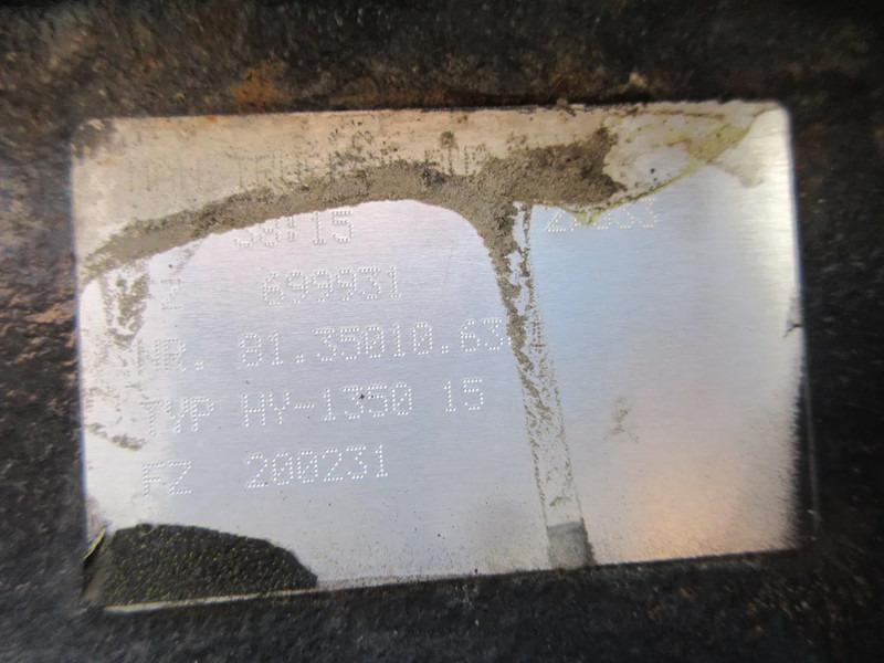 Essieu arrière pour Camion MAN 81.35003-7722 // 81.35010-6301 RATIO 1=2.53 HY 1350 ACHTER AS MAN 18.420 EURO 6: photos 10