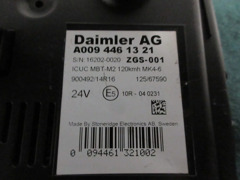 Mercedes-Benz A 009 446 13 21 INSTRUMENTEN PANEEL BENZ 1840 EURO 6 MODEL 2018 - Panel de instrumentos pour Camion: photos 4 Mercedes-Benz A 009 446 13 21 INSTRUMENTEN PANEEL BENZ 1840 EURO 6 MODEL 2018 - Panel de instrumentos pour Camion: photos 4