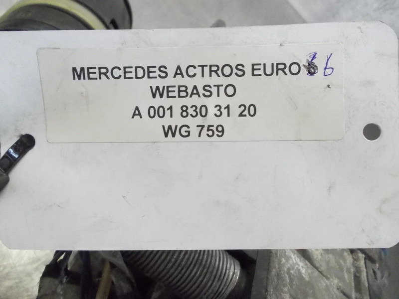Mercedes-Benz ACTRIS A 001 830 31 20 WEBASTO STANDKACHEL EURO 6 - Chauffage/ Ventilation pour Camion: photos 5 Mercedes-Benz ACTRIS A 001 830 31 20 WEBASTO STANDKACHEL EURO 6 - Chauffage/ Ventilation pour Camion: photos 5