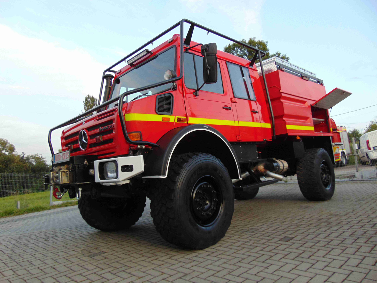 Camion de pompier MERCEDES-BENZ Unimog U5000 4x4 DESAUTEL - 5000 WATER !!!: photos 26