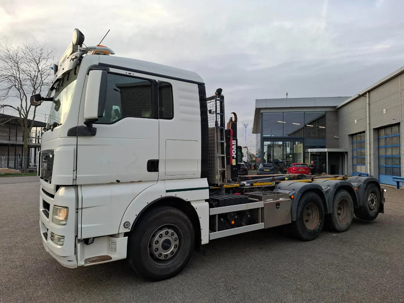 MAN TGX35.480 / LIFT+LENKACHSE / ONLY:392634 KM / JOAB HOOK / AIRCO / FRIDGE / AUTOMATIC / EURO-5 / 2012 - Camion - système de câble: photos 2 MAN TGX35.480 / LIFT+LENKACHSE / ONLY:392634 KM / JOAB HOOK / AIRCO / FRIDGE / AUTOMATIC / EURO-5 / 2012 - Camion - système de câble: photos 2