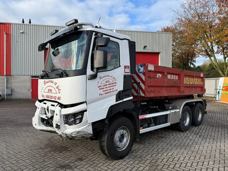 Renault C480 / ENGINE RUNNING / 6X4 / HIAB 21TON HOOKLIFT / ONLY:146334 KM / AUTOMATIC / EURO-6 / 2020 - Camion ampliroll: photos 2 Renault C480 / ENGINE RUNNING / 6X4 / HIAB 21TON HOOKLIFT / ONLY:146334 KM / AUTOMATIC / EURO-6 / 2020 - Camion ampliroll: photos 2