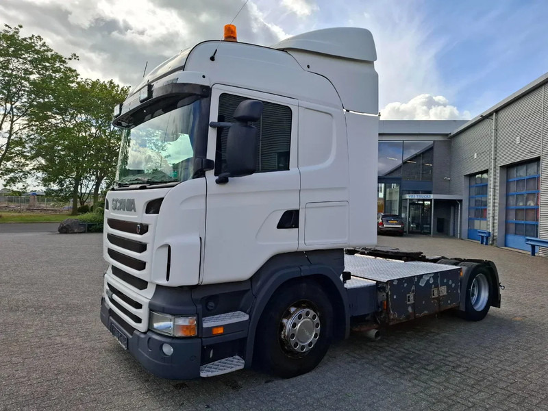 Scania R480 / HYDRAULICS / FULL-AIR / AIRCO / ONLY:593126 KM / AUTOMATIC / EURO-5 / 2012 - Tracteur routier: photos 1 Scania R480 / HYDRAULICS / FULL-AIR / AIRCO / ONLY:593126 KM / AUTOMATIC / EURO-5 / 2012 - Tracteur routier: photos 1