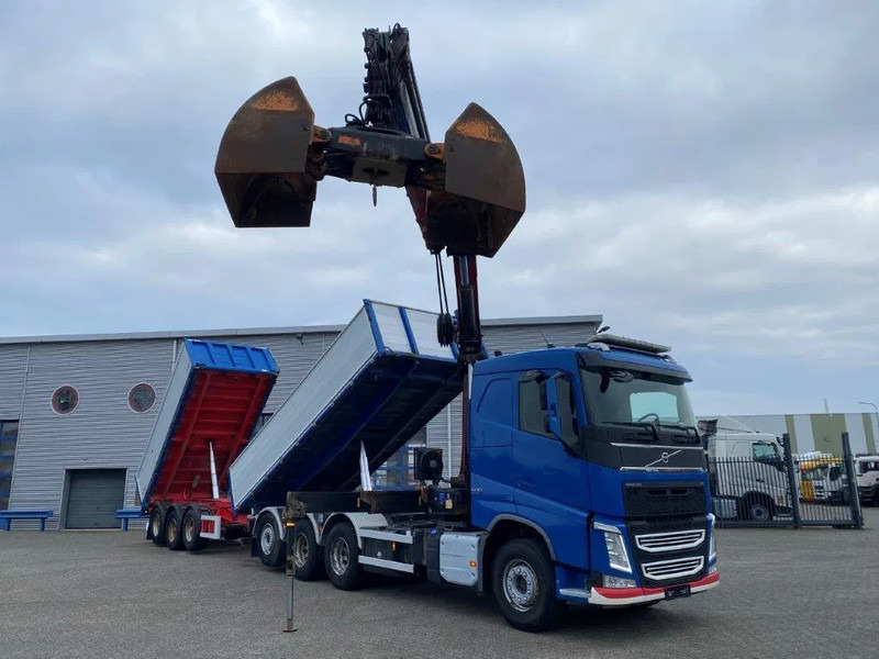 Volvo FH4-500 / HMF 3220K-RC / REMOTE / ROTATOR / 3SIDE TIPPER / DYNAMIC STEERING / ONLY:302623 KM / AUTOMATIC / EURO-6 / 2017 - Camion grue: photos 3 Volvo FH4-500 / HMF 3220K-RC / REMOTE / ROTATOR / 3SIDE TIPPER / DYNAMIC STEERING / ONLY:302623 KM / AUTOMATIC / EURO-6 / 2017 - Camion grue: photos 3