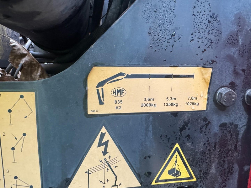 Camion grue Scania P320 HMF 835 2 x Hydraulik, Remote: photos 16