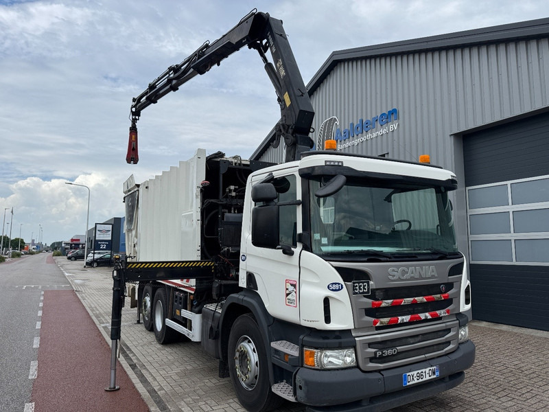 Camion grue Scania P360 6x2, HIAB 188 E-3, SEMAT Evolupac: photos 6