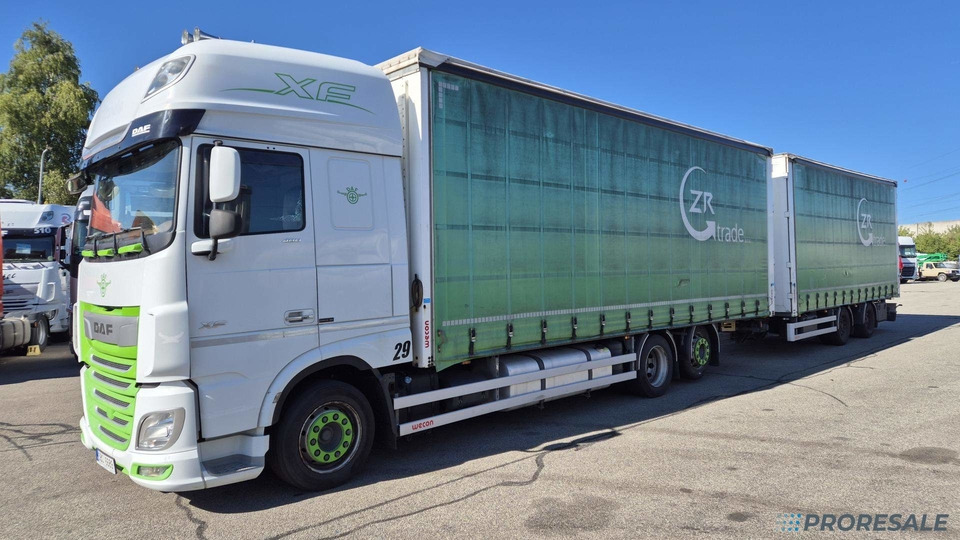 DAF XF 480 FAR 6X2 SSC EURO 6 - velkoobjemová souprava - prodejné jen s přívěsem WECON PC-CP-T0111 P0475K - cena je za celou soupravu - Camion à rideaux coulissants: photos 2 DAF XF 480 FAR 6X2 SSC EURO 6 - velkoobjemová souprava - prodejné jen s přívěsem WECON PC-CP-T0111 P0475K - cena je za celou soupravu - Camion à rideaux coulissants: photos 2