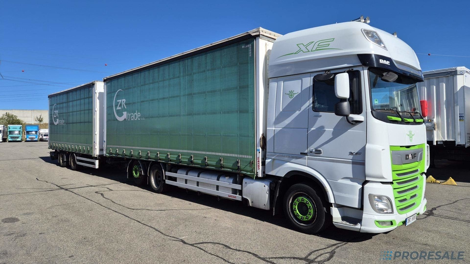 DAF XF 480 FAR 6X2 SSC EURO 6 - velkoobjemová souprava - prodejné jen s přívěsem WECON PC-CP-T0111 P0475K - cena je za celou soupravu - Camion à rideaux coulissants: photos 1 DAF XF 480 FAR 6X2 SSC EURO 6 - velkoobjemová souprava - prodejné jen s přívěsem WECON PC-CP-T0111 P0475K - cena je za celou soupravu - Camion à rideaux coulissants: photos 1