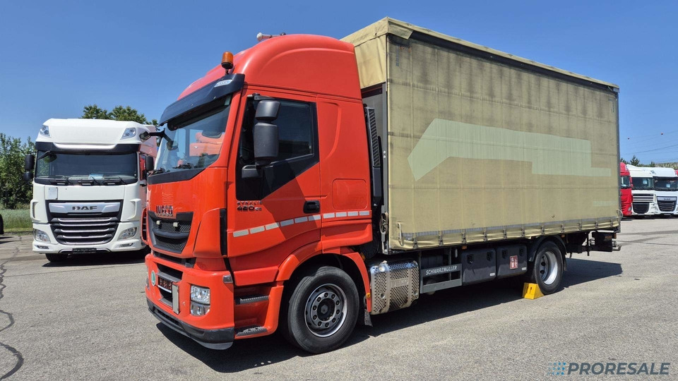 IVECO STRALIS AS 190S42 EURO 6 - valník s plachtou + hydraulické čelo - Camion à rideaux coulissants: photos 2 IVECO STRALIS AS 190S42 EURO 6 - valník s plachtou + hydraulické čelo - Camion à rideaux coulissants: photos 2