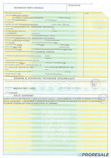 Camion porte-voitures OSTATNÍ GROENEWOLD TSPH-LK přepravník aut - prodejné jen s vozidlem DAF D1825K - cena je za celou soupravu: photos 9 Camion porte-voitures OSTATNÍ GROENEWOLD TSPH-LK přepravník aut - prodejné jen s vozidlem DAF D1825K - cena je za celou soupravu: photos 9