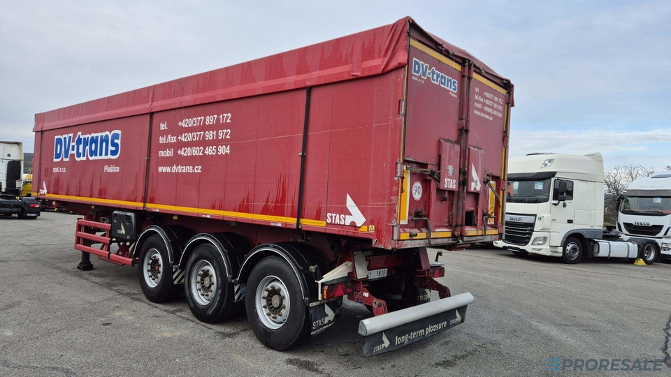 STAS SZ 336 K - sklápěč 52 m3 - Fe / Al - Semi-remorque benne: photos 3 STAS SZ 336 K - sklápěč 52 m3 - Fe / Al - Semi-remorque benne: photos 3