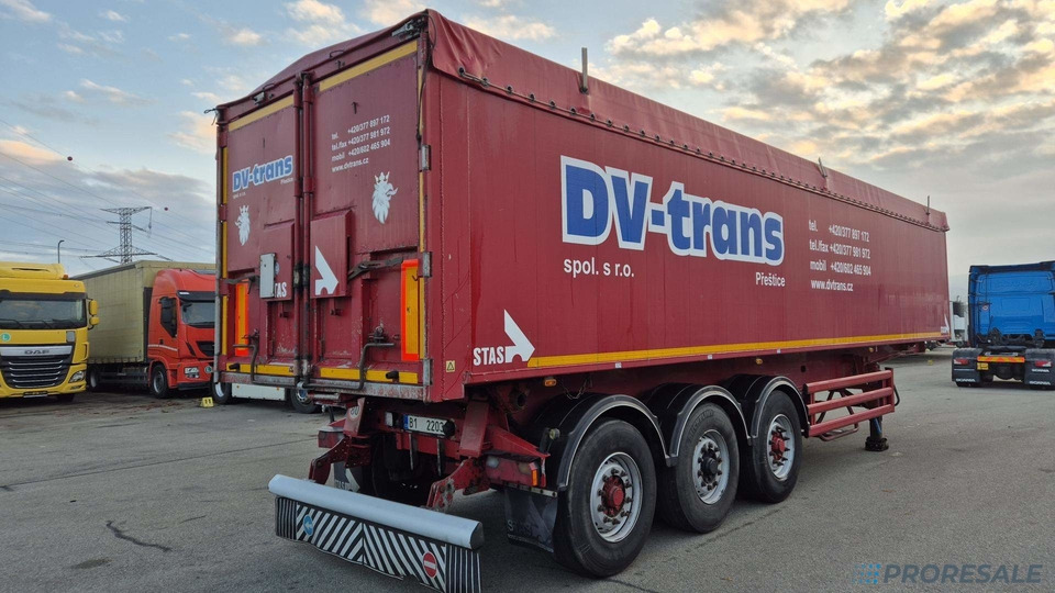 STAS SZ 336 K - sklápěč 52 m3 - Fe / Al - Semi-remorque benne: photos 3 STAS SZ 336 K - sklápěč 52 m3 - Fe / Al - Semi-remorque benne: photos 3