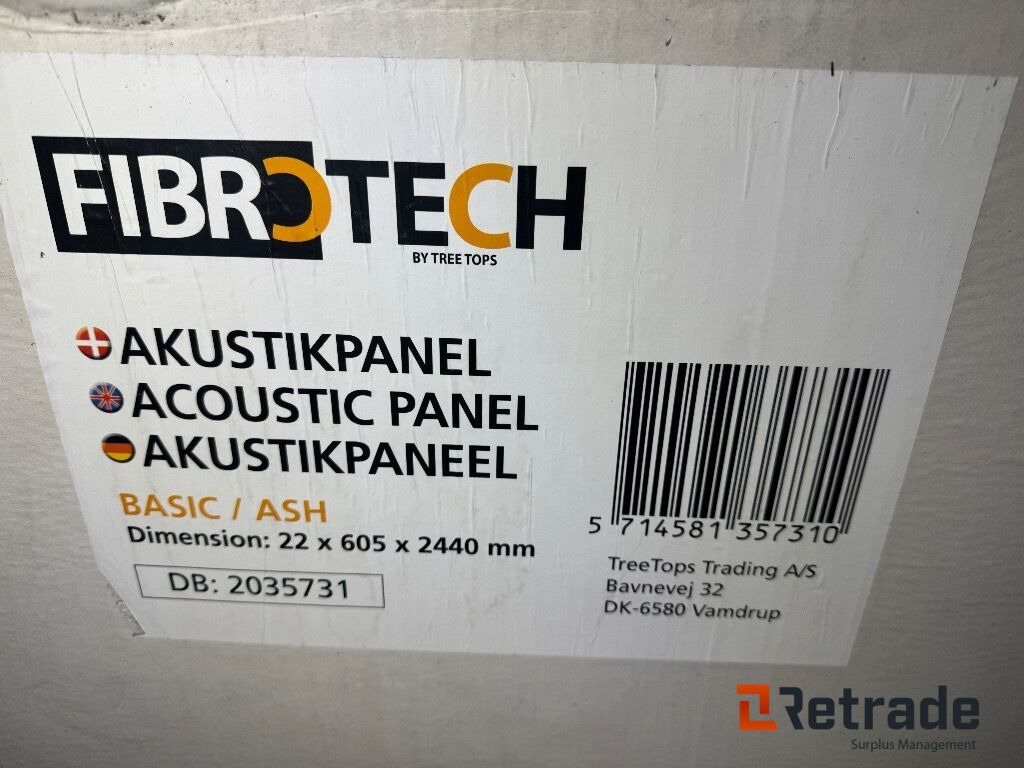 Akustikpanel Fibrotech 22x605x2440mm (basic/ash) - Matériel de chantier: photos 5 Akustikpanel Fibrotech 22x605x2440mm (basic/ash) - Matériel de chantier: photos 5
