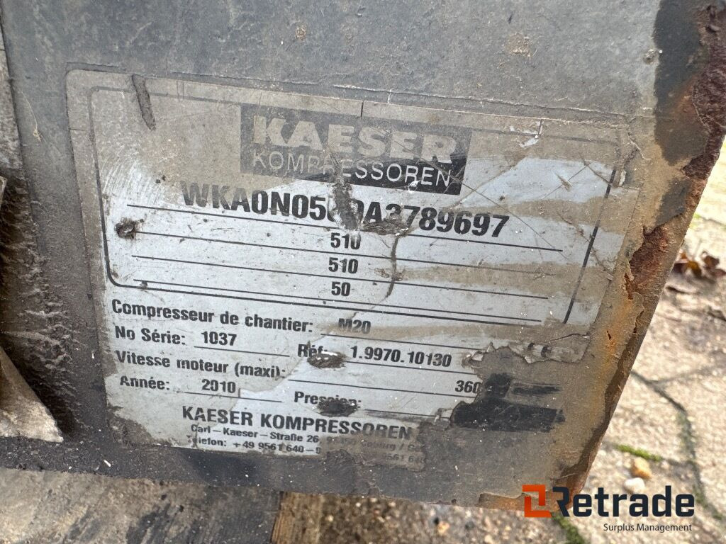 Engins de chantier Kompressor Kaeser M20: photos 10 Engins de chantier Kompressor Kaeser M20: photos 10