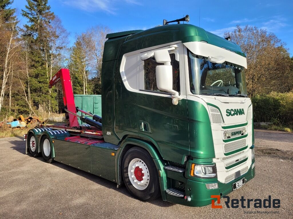 Lastväxlare SCANIA R580 V8 Next Gen LB6X2*4 Euro 6 - Camion ampliroll, Camion grue: photos 2 Lastväxlare SCANIA R580 V8 Next Gen LB6X2*4 Euro 6 - Camion ampliroll, Camion grue: photos 2